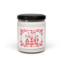 Load image into Gallery viewer, Scented Soy Candle, 9oz with White DST Label and Red I AM FALL '24 DST Theme
