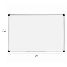 Load image into Gallery viewer, Amazon Basics Magnetic Dry Erase Whiteboard, 36 x 24-Inch, Aluminum Frame, Silver/White