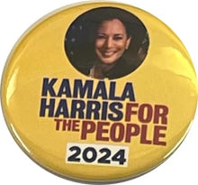 Load image into Gallery viewer, Kamala Harris for President pins - Set of 4 buttons (2.25 inches)
