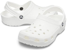 Load image into Gallery viewer, Crocs Unisex-Adult Classic Clogs (Best Sellers), White, 9 Men/11 Women