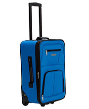 Load image into Gallery viewer, Rockland Fashion Softside Upright Luggage Set,Expandable, Blue, 2-Piece (14/19)
