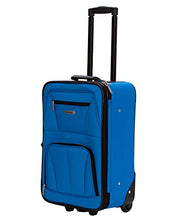 Load image into Gallery viewer, Rockland Fashion Softside Upright Luggage Set,Expandable, Blue, 2-Piece (14/19)