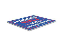 Load image into Gallery viewer, SignPro Harris Waltz Yard Sign | Harris Tim Waltz 2024 Lawn Sign | Kamala Harris Waltz Sign | 24" x 18" Corrugated Plastic | Includes H Stake | Double Sided
