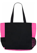 Load image into Gallery viewer, Fight Like a Girl Breast Cancer Messed With the Wrong Chick Tote Bag The Dakota (Pink)