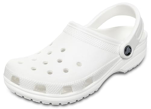 Crocs Unisex-Adult Classic Clogs (Best Sellers), White, 9  display picture 2