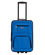 Load image into Gallery viewer, Rockland Fashion Softside Upright Luggage Set,Expandable, Blue, 2-Piece (14/19)
