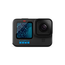 Load image into Gallery viewer, GoPro HERO11 Black Bundle - Includes HERO11 Black Camera, Head Strap + QuickClip, and Enduro Battery (2 Total)
