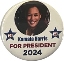 Load image into Gallery viewer, Kamala Harris for President pins - Set of 4 buttons (2.25 inches)