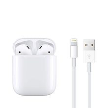 Load image into Gallery viewer, Apple AirPods (2nd Generation) Wireless Ear Buds, Bluetooth Headphones with Lightning Charging Case Included, Over 24 Hours of Battery Life, Effortless Setup for iPhone