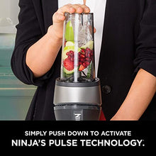 Load image into Gallery viewer, Ninja QB3001SS Ninja Fit Compact Personal Blender, Shakes, Smoothies, Food Prep, and Frozen Blending, 700-Watt Base and (2) 16-oz. Cups & Spout Lids, Black