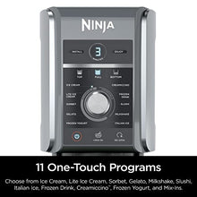 Load image into Gallery viewer, Ninja NC501 CREAMi Deluxe 11-in-1 Ice Cream & Frozen Treat Maker for Ice Cream, Sorbet, Milkshakes, Frozen Drinks & More, 11 Programs, Perfect for Kids, Silver, 11 Functions + (2) 24 oz. Pints