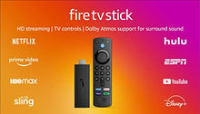Load image into Gallery viewer, Amazon Fire TV Stick, HD, sharp picture quality, fast streaming, free & live TV, Alexa Voice Remote with TV controls