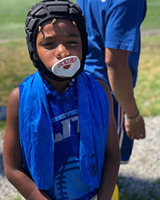 Load image into Gallery viewer, COOLOMG Soft Football Helmet 7v7 Soft Shell Rugby Flag Football Helmet Padded Headgear Soccer Goalie Goalkeeper Head Protector for Youth Kids