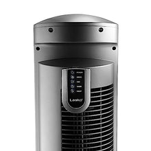 Load image into Gallery viewer, Lasko Oscillating Tower Fan, Quiet Fans with Remote, for Bedroom, Living Room, Office, Tower Fan with Remote, 3-Speed Timer, 42”, Silver T42951