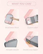 Load image into Gallery viewer, BAGSMART 6 Set Compression Packing Cubes for Travel, Lightweight Vacation Travel Essentials for Women, Travel Accessories for Suitcase Organizer Bags Set, Durable Luggage Organizer Travel Bags