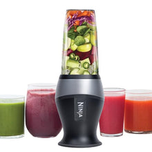 Load image into Gallery viewer, Ninja QB3001SS Ninja Fit Compact Personal Blender, Shakes, Smoothies, Food Prep, and Frozen Blending, 700-Watt Base and (2) 16-oz. Cups & Spout Lids, Black