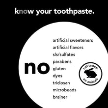 Load image into Gallery viewer, Hello Activated Charcoal Toothpaste, Fluoride Toothpaste with Activated Charcoal, Teeth Whitening Toothpaste with Fresh Mint and Coconut Oil, No SLS, Vegan, Gluten Free, 3 Pack, 4 OZ Tubes