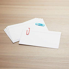 Load image into Gallery viewer, Amazon Basics Heavy Weight Ruled Lined Index Cards, White, 3x5 Inch Card, 100-Count