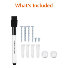 Load image into Gallery viewer, Amazon Basics Magnetic Dry Erase Whiteboard, 36 x 24-Inch, Aluminum Frame, Silver/White