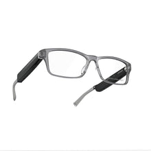 Load image into Gallery viewer, Amazon Echo Frames (newest model) + Echo Spot (newest model), Smart Glasses with Alexa, Modern Rectangle frames in Charcoal Gray with prescription ready lenses