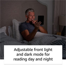 Load image into Gallery viewer, Amazon Kindle – The lightest and most compact Kindle, with extended battery life, adjustable front light, and 16 GB storage – Black