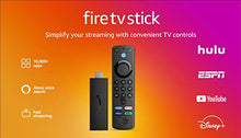 Load image into Gallery viewer, Amazon Fire TV Stick, HD, sharp picture quality, fast streaming, free & live TV, Alexa Voice Remote with TV controls