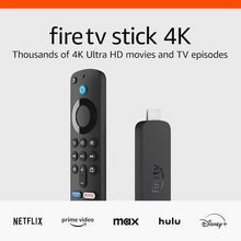 Load image into Gallery viewer, Amazon Fire TV Stick 4K streaming device, more than 1.5 million movies and TV episodes, supports Wi-Fi 6, watch free & live TV