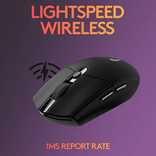 Load image into Gallery viewer, Logitech G305 LIGHTSPEED Wireless Gaming Mouse, Hero 12K Sensor, 12,000 DPI, Lightweight, 6 Programmable Buttons, 250h Battery Life, On-Board Memory, PC/Mac - Black
