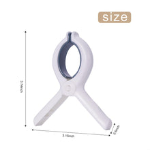 Load image into Gallery viewer, 6 PCS Beach Towel Clip,Towel Clips for Beach Chairs for Cruise, Plastic Clothespins for Laundry Towel Clothes, Cruise Ship Essentials for Towel Bands, Picnic Table Clips for Outdoor and Indoor Use.