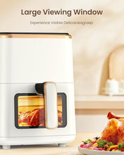 Load image into Gallery viewer, VEWIOR Air Fryer, 5.3Qt Airfyer with Viewing Window, 7 Custom Presets Large Air Fryer Oven with Smart Digital Touchscreen,Non-stick and Dishwasher-Safe Basket