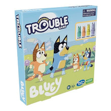 Load image into Gallery viewer, Hasbro Gaming Trouble: Bluey Edition Board Game for Kids, 2-4 Players, Race Bluey, Bingo, Bandit, or Chilli to The Finish, Ages 5 and Up (Amazon Exclusive)