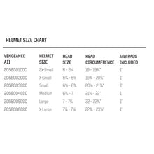 Load image into Gallery viewer, Schutt Youth Vengeance A11 Football Helmet, VROPO TRAD Facemask Attached, Large, White