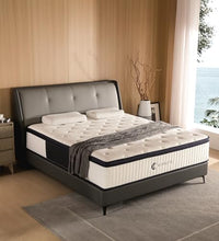 Load image into Gallery viewer, KOANTTI Queen Mattress,12 Inch Queen Size Mattresses Memory Foam Hybrid White Mattress in a Box,with Provide Support and Improve Sleep Mattresses,Medium Firm,CertiPUR-US.