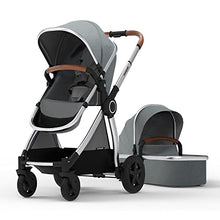 Load image into Gallery viewer, Mompush Ultimate2 Baby Stroller for Toddler with Removable Bassinet, Reversible Stroller Seat - Full-Size for Comfortable Outings with Baby - Smooth Glide Bassinet Stroller