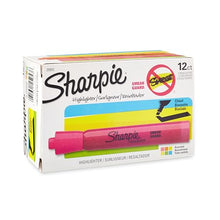 Load image into Gallery viewer, Sharpie Tank Style Highlighters, Chisel Tip, Assorted, Box of 12