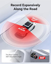Load image into Gallery viewer, REDTIGER Dash Cam Front Rear, 4K/2.5K Full HD Dash Camera for Cars, Free 32GB Card, Built-in Wi-Fi GPS, 3.16” IPS Screen, Night Vision, 170°Wide Angle, WDR, 24H Parking Mode