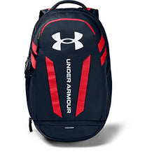 Load image into Gallery viewer, Under Armour Unisex-Adult Hustle 5.0 Backpack , Academy Blue (409)/White , One Size Fits All