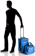 Load image into Gallery viewer, Rockland Fashion Softside Upright Luggage Set,Expandable, Blue, 2-Piece (14/19)