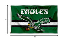 Load image into Gallery viewer, WinCraft Philadelphia Eagles Throwback Vintage Retro 3x5 Banner Flag