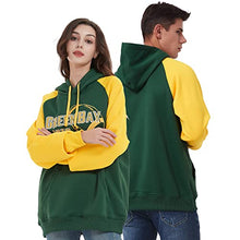 Load image into Gallery viewer, RZUO Men & Women Green Bay City Classic Football Embroidery Sweatshirt Jersey Apparel Pullover Hoodie - Green#2 XL