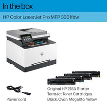 Load image into Gallery viewer, HP Color Laserjet Pro MFP 3301fdw Wireless All-in-One Color Laser Printer, Office Printer, Scanner, Copier, Fax, ADF, Duplex, Best for Office (499Q5F)