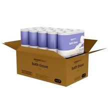Load image into Gallery viewer, Amazon Basics 2-Ply Toilet Paper, 30 Rolls = 120 Regular Rolls, Unscented, 350 Sheet, (Pack of 30)