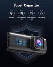 Load image into Gallery viewer, REDTIGER Dash Cam Front Rear, 4K/2.5K Full HD Dash Camera for Cars, Free 32GB Card, Built-in Wi-Fi GPS, 3.16” IPS Screen, Night Vision, 170°Wide Angle, WDR, 24H Parking Mode