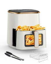 Load image into Gallery viewer, VEWIOR Air Fryer, 5.3Qt Airfyer with Viewing Window, 7 Custom Presets Large Air Fryer Oven with Smart Digital Touchscreen,Non-stick and Dishwasher-Safe Basket