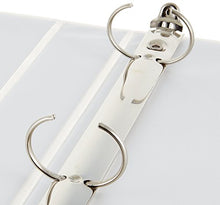 Load image into Gallery viewer, Amazon Basics 3-Ring Binder, 1-Inch - White 1 pack