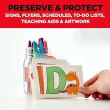 Load image into Gallery viewer, Scotch Thermal Laminating Pouches, For Use With Thermal Laminators, 8.9 x 11.4 Inches, Letter Size Sheets, 100 Count (Pack of 1)