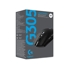 Load image into Gallery viewer, Logitech G305 LIGHTSPEED Wireless Gaming Mouse, Hero 12K Sensor, 12,000 DPI, Lightweight, 6 Programmable Buttons, 250h Battery Life, On-Board Memory, PC/Mac - Black