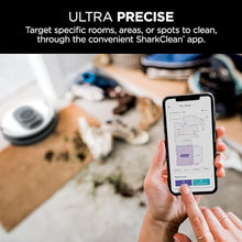 Load image into Gallery viewer, Shark AI Ultra Voice Control Robot Vacuum with Matrix Clean Navigation, Home Mapping, 60-Day Capacity, Self-Empty Base for Homes with Pets, Carpet & Hard Floors (Silver/Black)