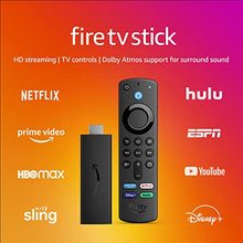 Load image into Gallery viewer, Amazon Fire TV Stick, HD, sharp picture quality, fast streaming, free & live TV, Alexa Voice Remote with TV controls