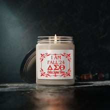 Load image into Gallery viewer, Scented Soy Candle, 9oz with White DST Label and Red I AM FALL '24 DST Theme
